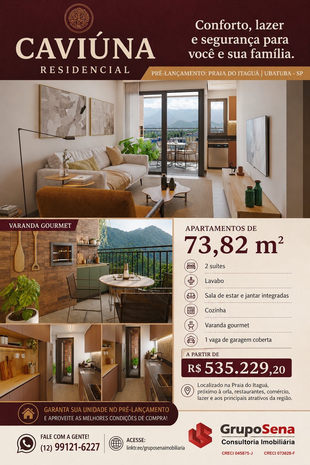 Conheça o Caviúna Residencial, um empreendimento pensado para quem deseja viver com conforto, sofisticação e praticidade em uma das regiões mais valorizadas de Ubatuba.