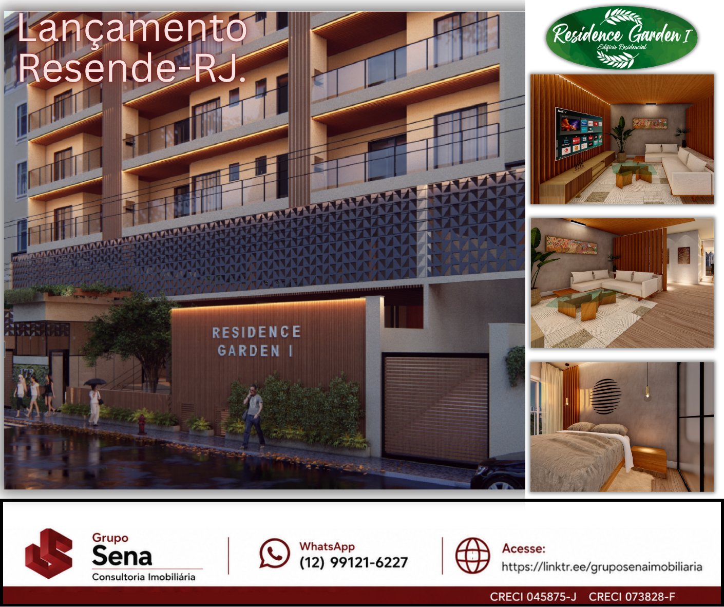 O Residence Garden 1 oferece apartamentos projetados para proporcionar conforto.