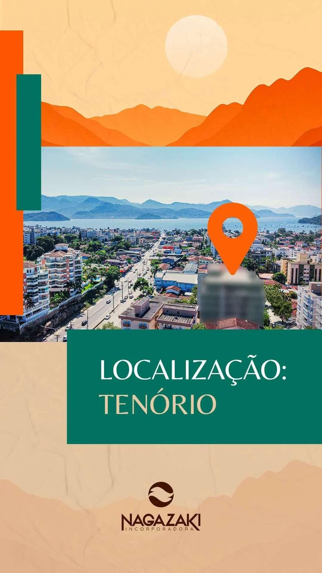 Apartamento à venda, na Praia do Tenório,  em Ubatuba, Sinai Residence, com 2 quartos, 61m² - Grupo Sena Consultoria Imobiliária