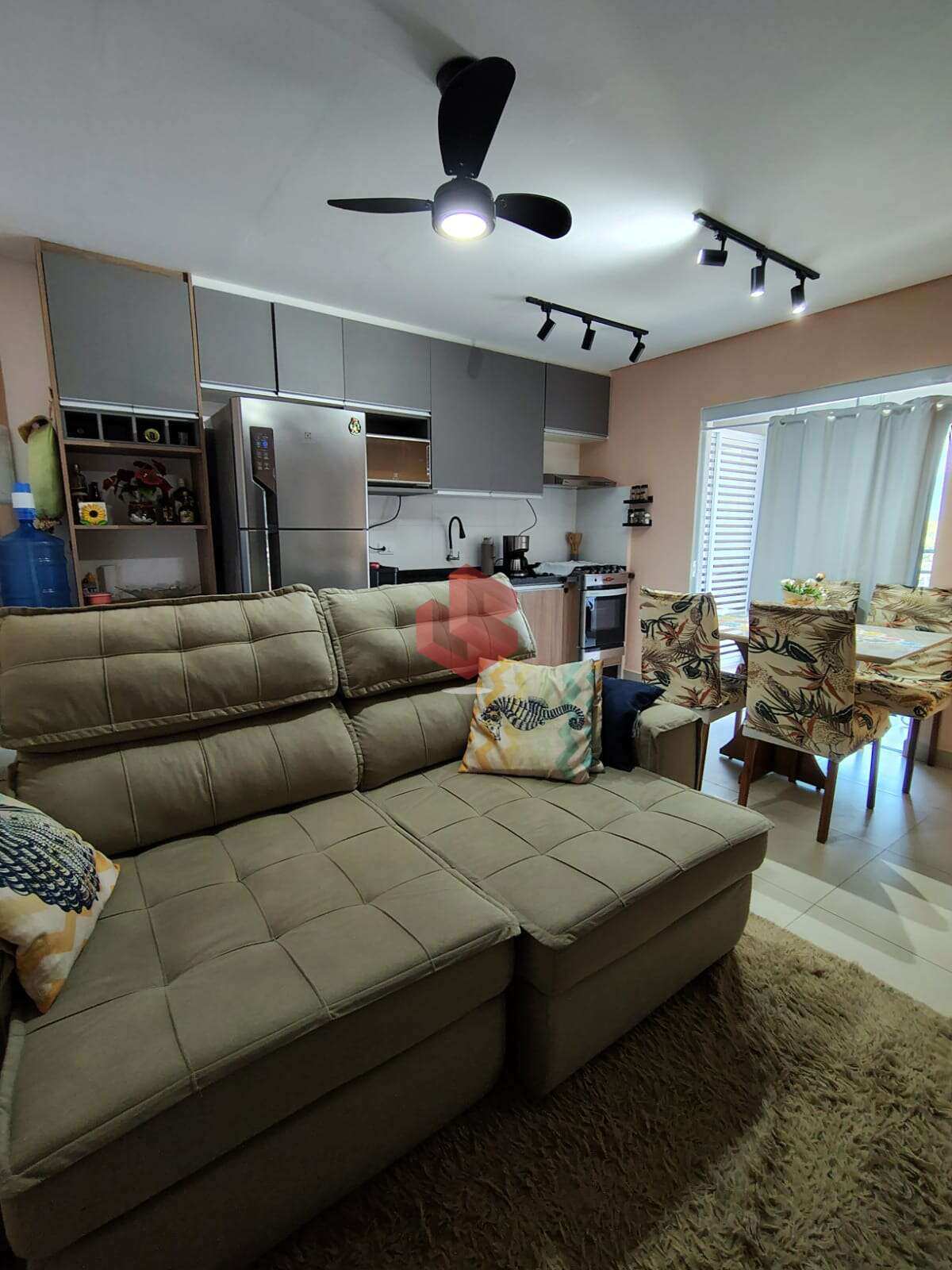 Apartamento à venda, no Jathy Residencial,  em Ubatuba, Centro, com 2 quartos, 56m² - Grupo Sena Consultoria Imobiliária