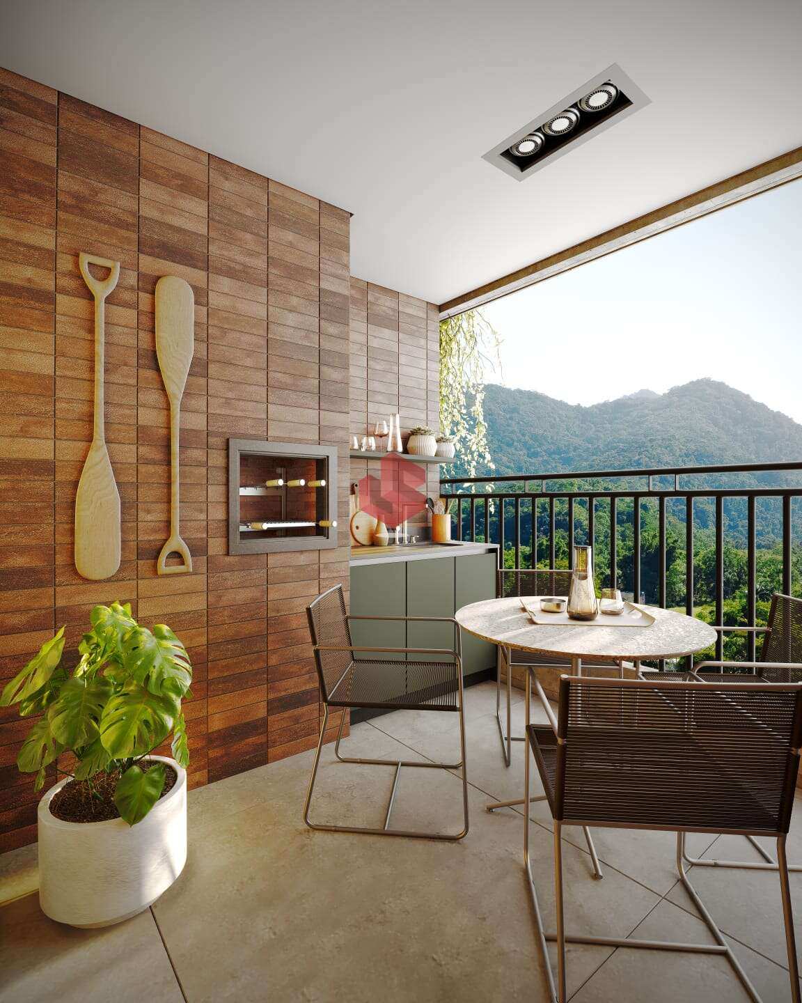 Apartamento à venda com 2 quartos - Itguá,Ubatuba