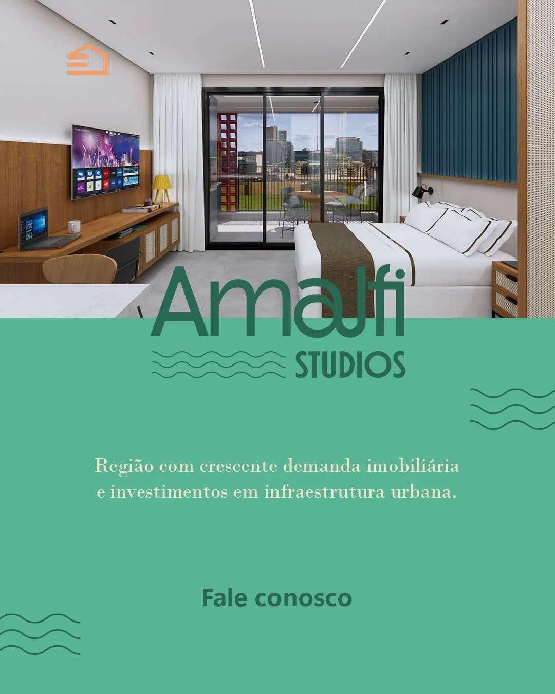 Apartamento à venda, no Amalfi Studios,  em Ubatuba, Pereque-Açu, com 1 quarto, 36,12m² - Grupo Sena Consultoria Imobiliária