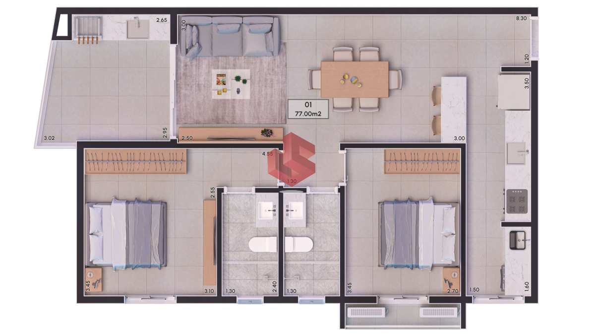 Cobertura à venda, no Maldivas, com 3 quartos, 150m² - Grupo Sena Consultoria Imobiliária